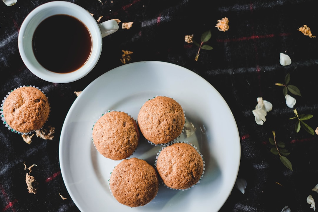 Photo Freshly baked muffins